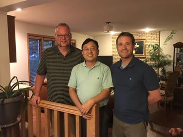 Jon Harms, Prof. Wang, and Todd Klein